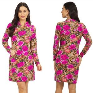 IBKUL Pink Floral Women's Dress